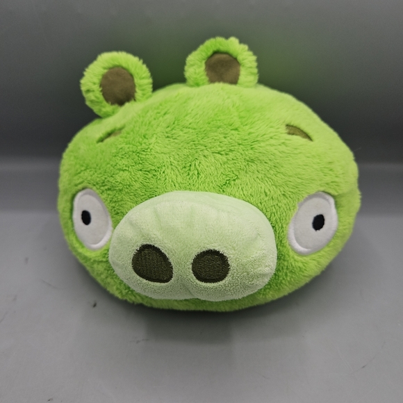 Angry Birds Lot of 4 Blue Jay Green Pig Black Bomb Princess Leia Plush NO SOUND - Picture 2 of 12
